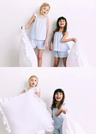 Pruhované bavlněné pyžamo