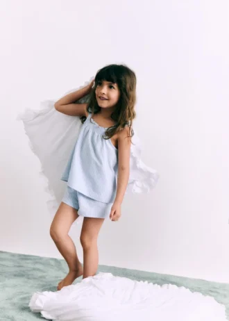 Pruhované bavlněné pyžamo