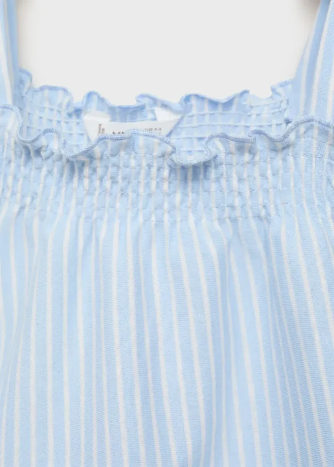 Pruhované bavlněné pyžamo