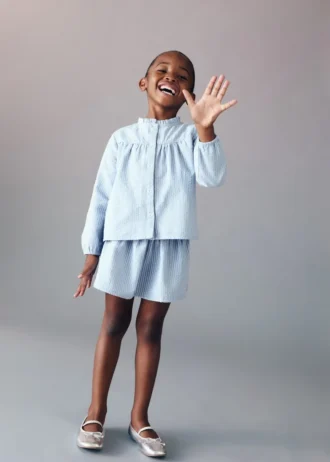 Pruhovaná bavlněná sukně