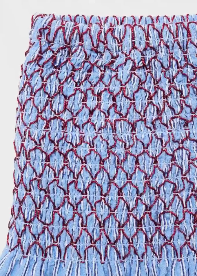 Pruhovaná bavlněná sukně Pruhovaná bavlněná sukně