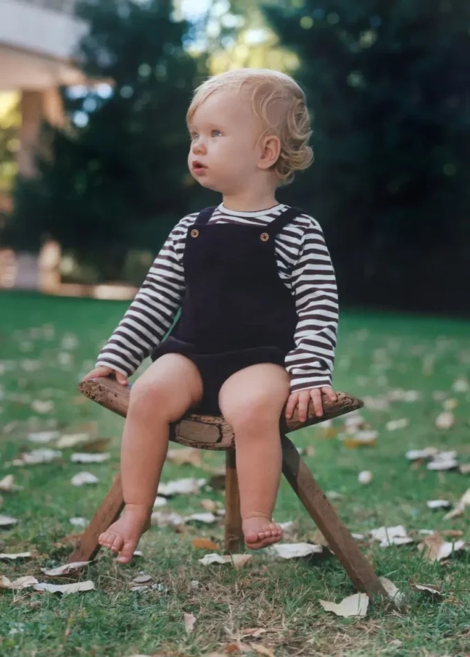 Pruhované bavlněné tričko