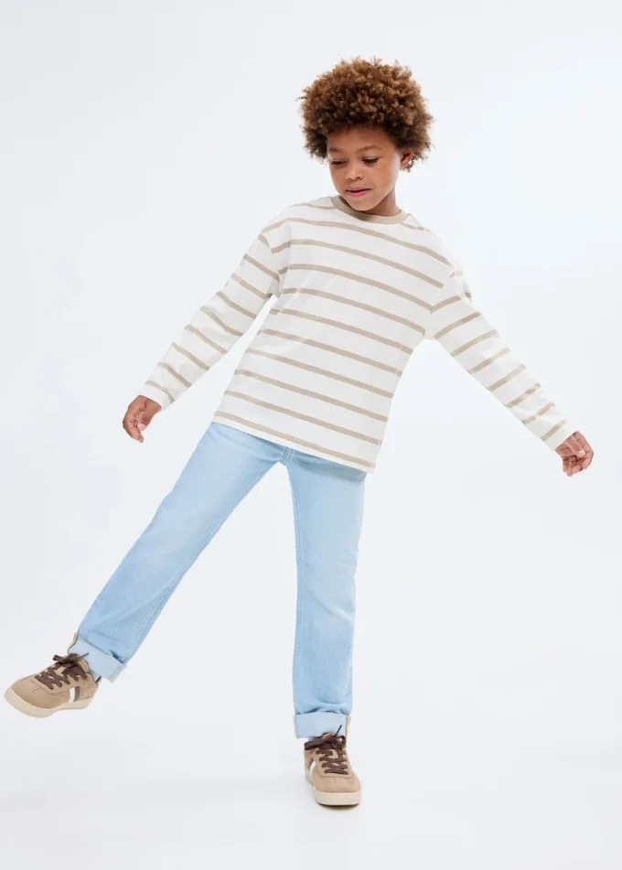 Pruhované bavlněné tričko Pruhované bavlněné tričko