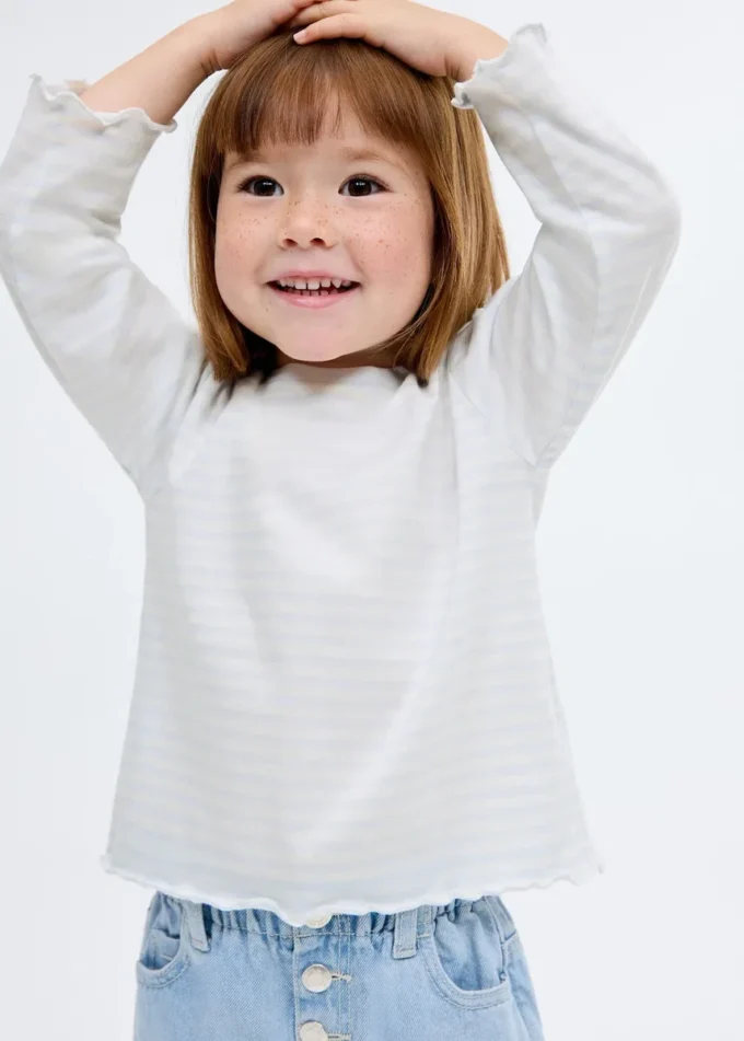 Pruhované bavlněné tričko Pruhované bavlněné tričko