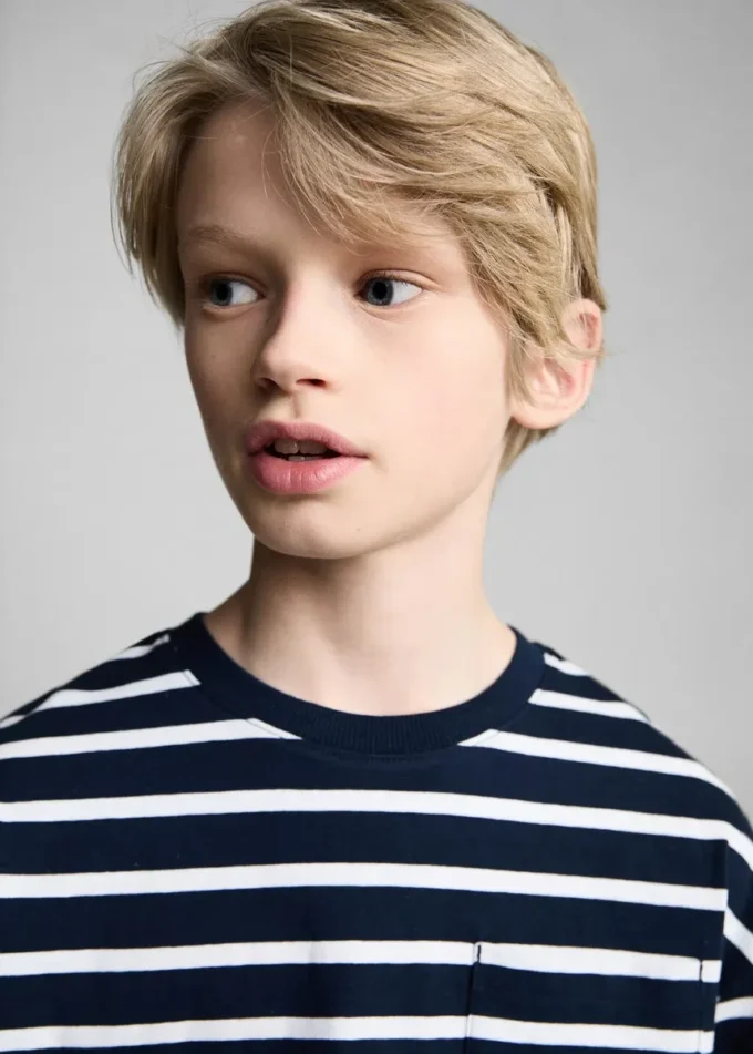 Pruhované bavlněné tričko Pruhované bavlněné tričko