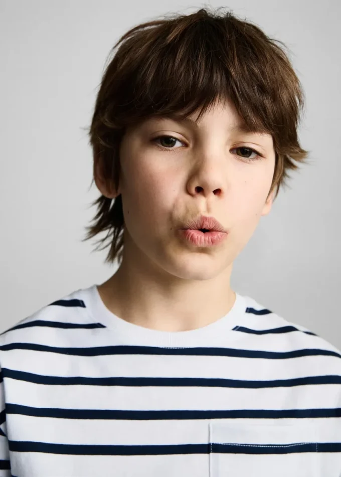 Pruhované bavlněné tričko Pruhované bavlněné tričko