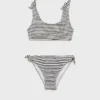 Pruhované bikiny