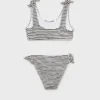 Pruhované bikiny