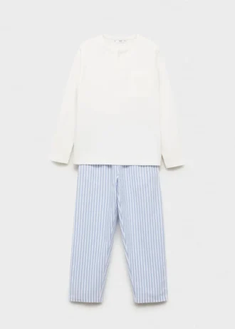 Pruhované dlouhé pyžamo