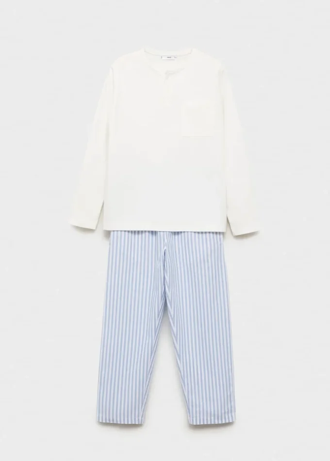 Pruhované dlouhé pyžamo Pruhované dlouhé pyžamo