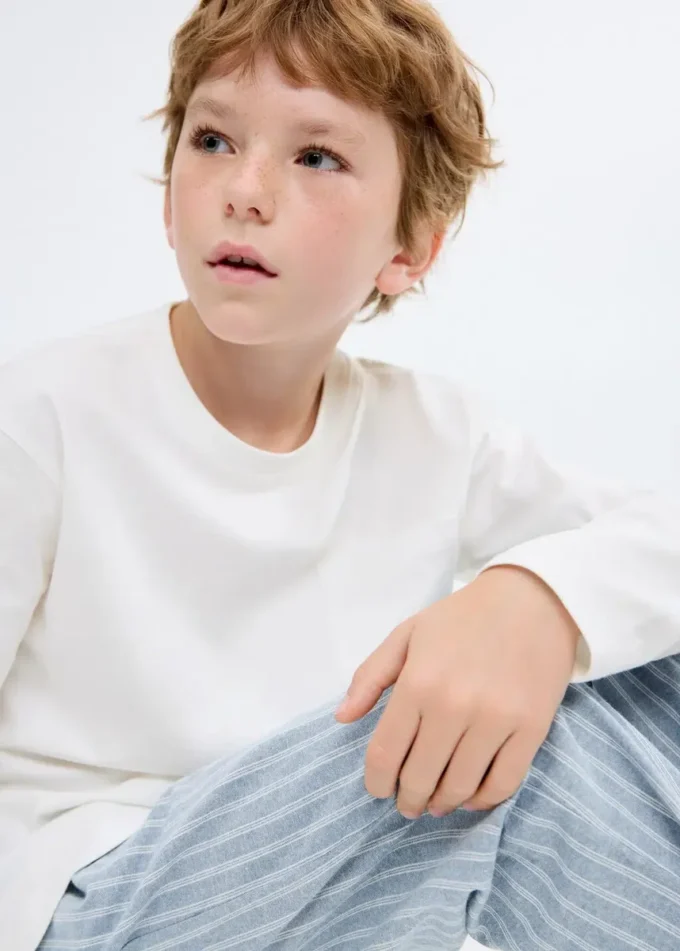 Pruhované dlouhé pyžamo