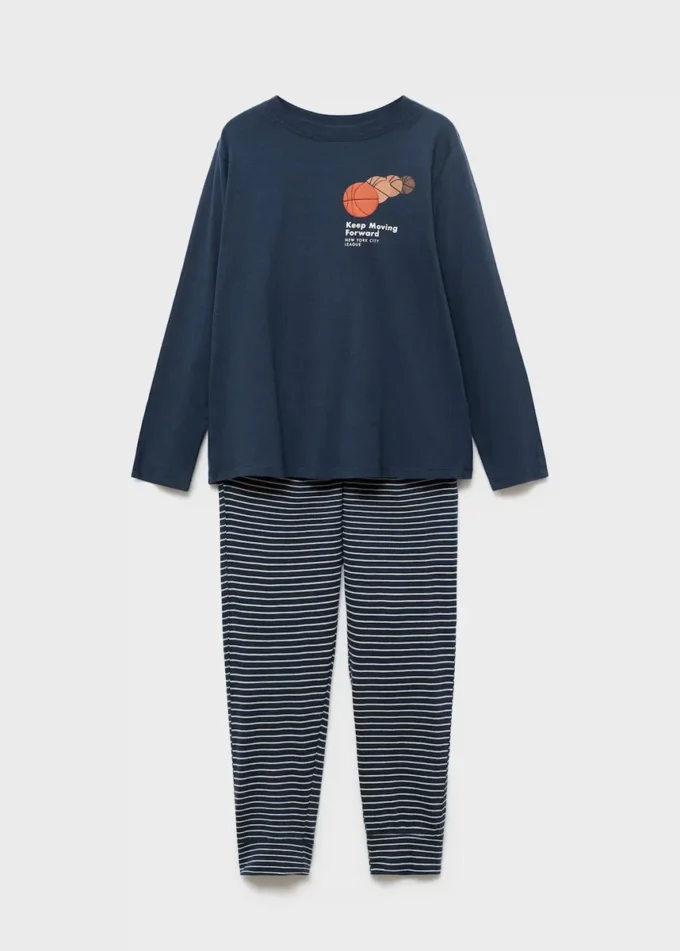 Pruhované dlouhé pyžamo Pruhované dlouhé pyžamo