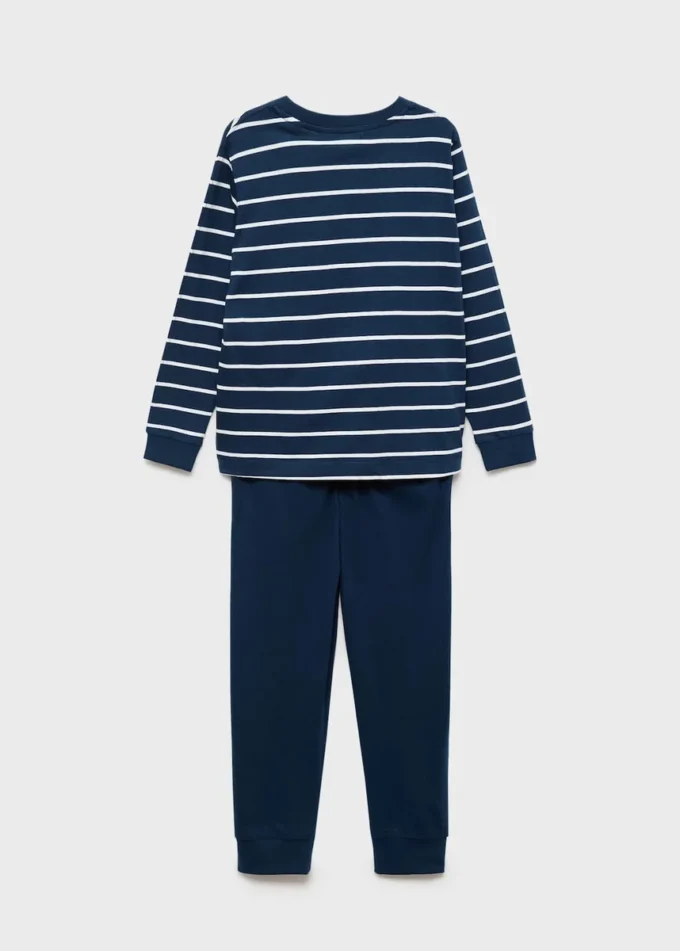 Pruhované dlouhé pyžamo