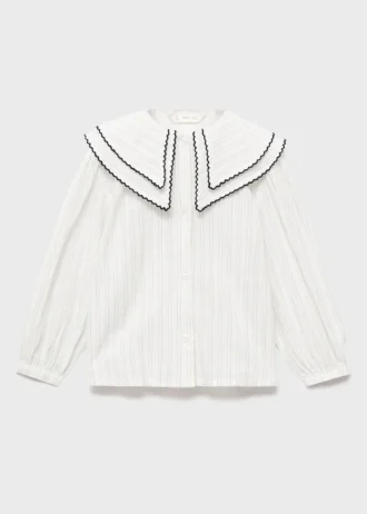 Pruhovaná halenka s límečkem Peter Pan