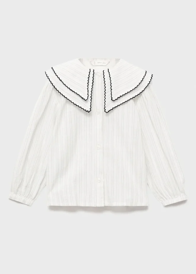 Pruhovaná halenka s límečkem Peter Pan Pruhovaná halenka s límečkem Peter Pan