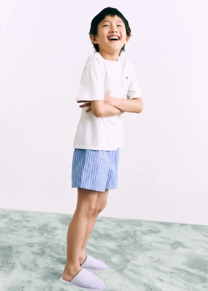 Pruhované krátké pyžamo Pruhované krátké pyžamo