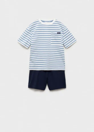 Pruhované krátké pyžamo