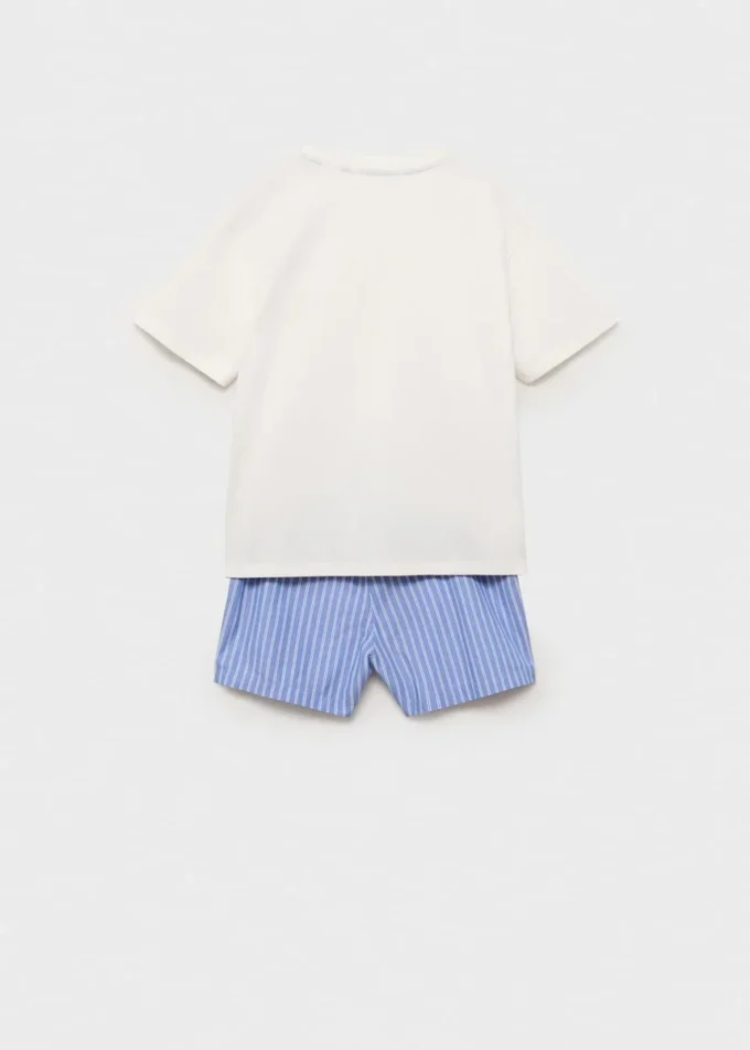 Pruhované krátké pyžamo Pruhované krátké pyžamo