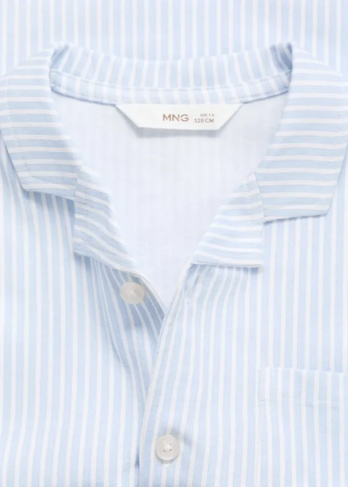 Pruhované krátké pyžamo Pruhované krátké pyžamo