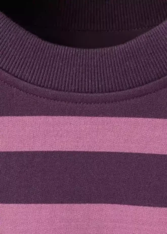 Pruhovaná mikina ze směsi bavlny