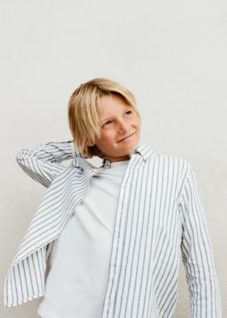 Pruhovaná oxfordská košile