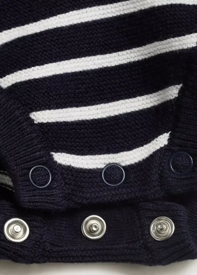 Pruhované pletené body Pruhované pletené body