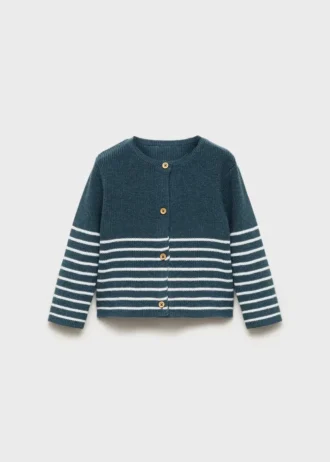 Pruhovaný pletený svetr