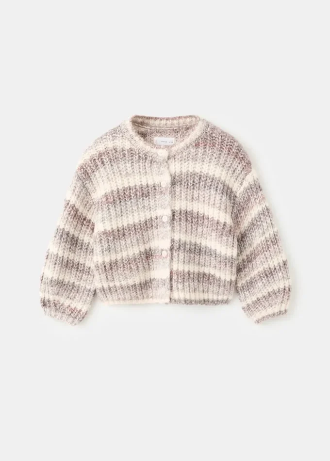 Pruhovaný svetr s fleky Pruhovaný svetr s fleky