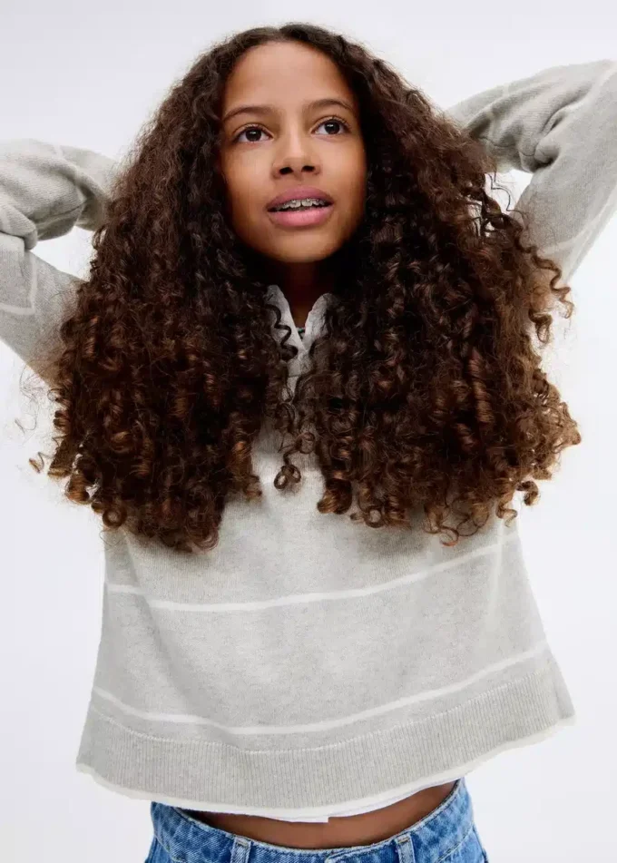 Pruhovaný svetr s rolákem Pruhovaný svetr s rolákem