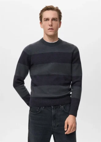 Pruhovaný svetr z vlněné směsi
