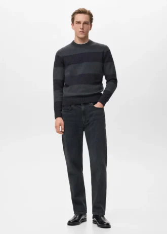 Pruhovaný svetr z vlněné směsi