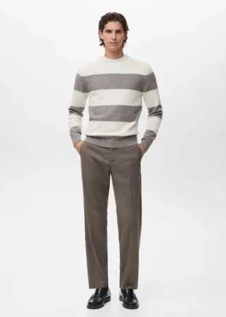 Pruhovaný svetr z vlněné směsi