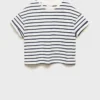 Pruhované tričko s krátkými rukávy Pruhované tričko s krátkými rukávy
