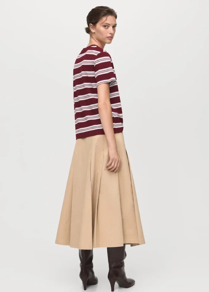 Pruhované tričko s krátkými rukávy Pruhované tričko s krátkými rukávy