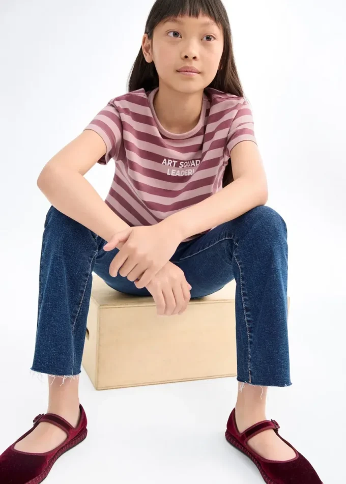 Pruhované tričko s potiskem Pruhované tričko s potiskem