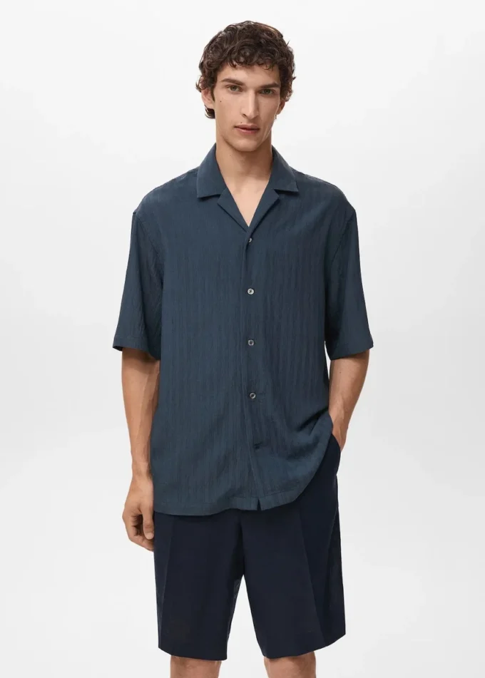 Pruhovaná vyšívaná košile Pruhovaná vyšívaná košile