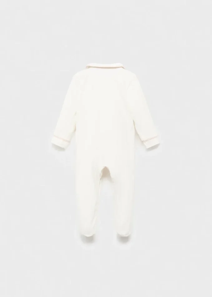 Pyžamo s kulatým výstřihem a kapsou Pyžamo s kulatým výstřihem a kapsou