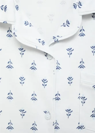 Pyžamo s květinovým potiskem