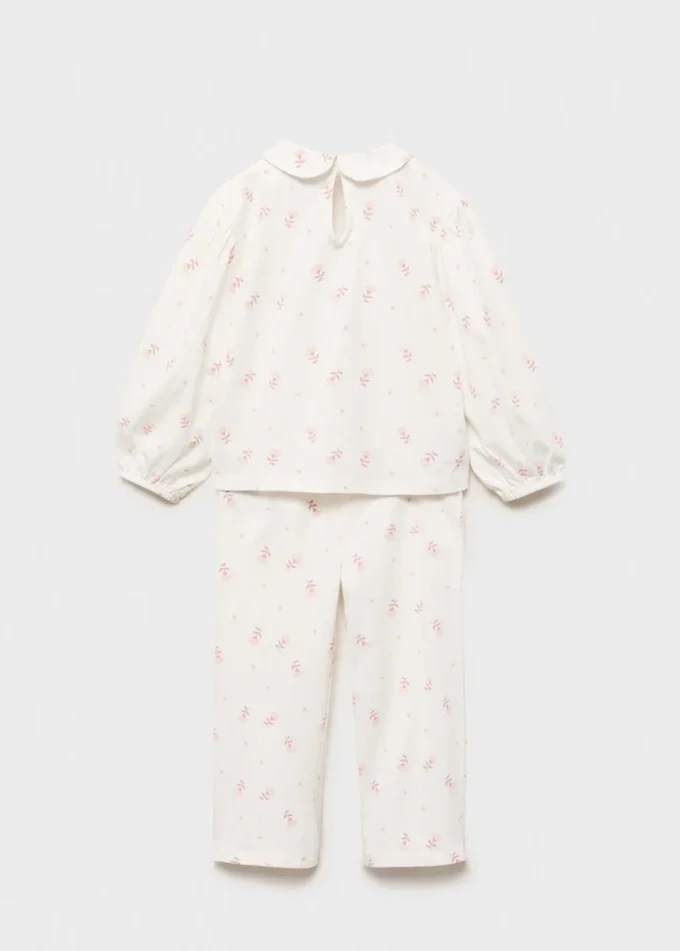 Pyžamo s potiskem a límečkem Pyžamo s potiskem a límečkem