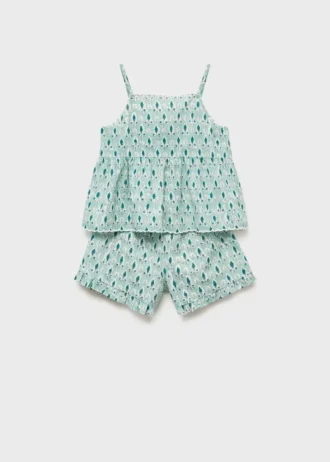 Pyžamové šortky s volánky