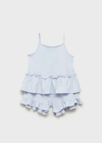 Pyžamové šortky s volánky