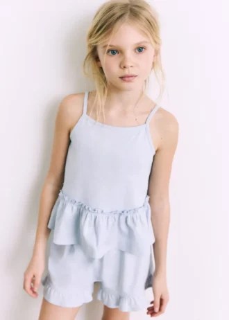 Pyžamové šortky s volánky