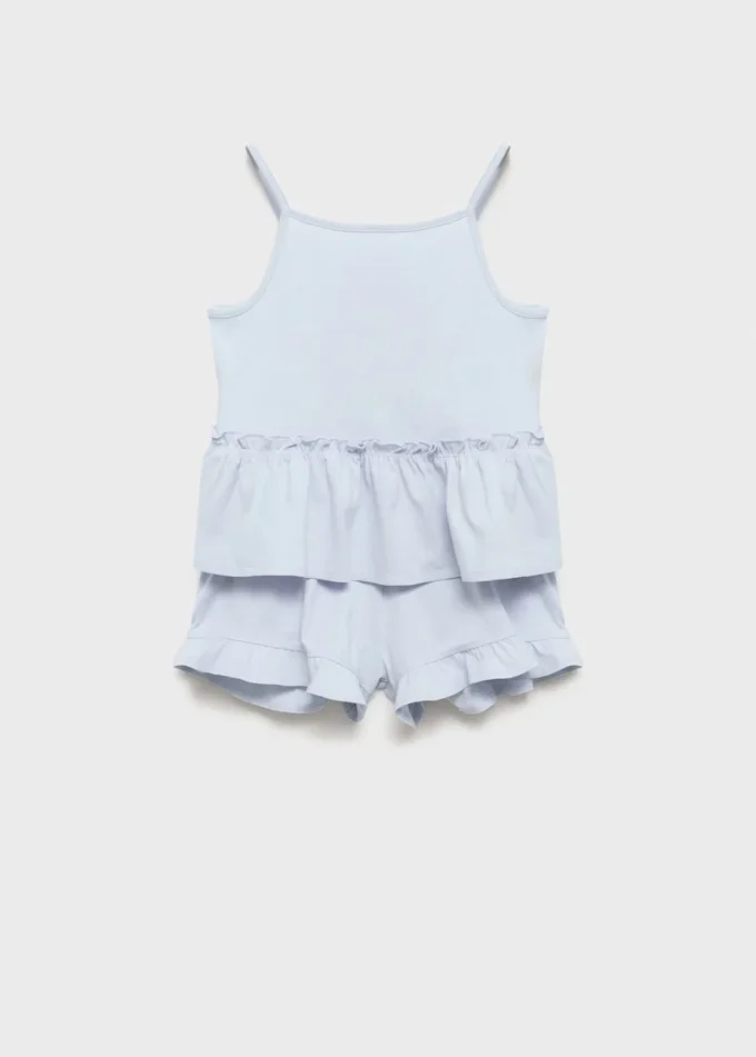 Pyžamové šortky s volánky Pyžamové šortky s volánky