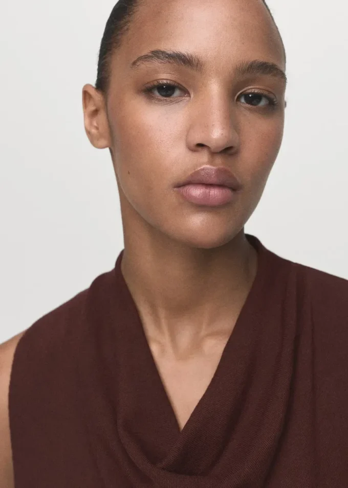 Rýhovaný pletený top Rýhovaný pletený top