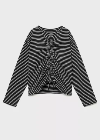 Rýhovaný pruhovaný top