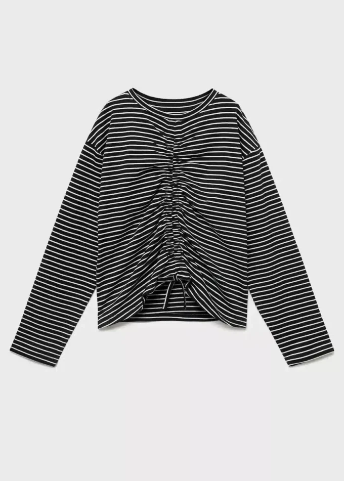 Rýhovaný pruhovaný top Rýhovaný pruhovaný top