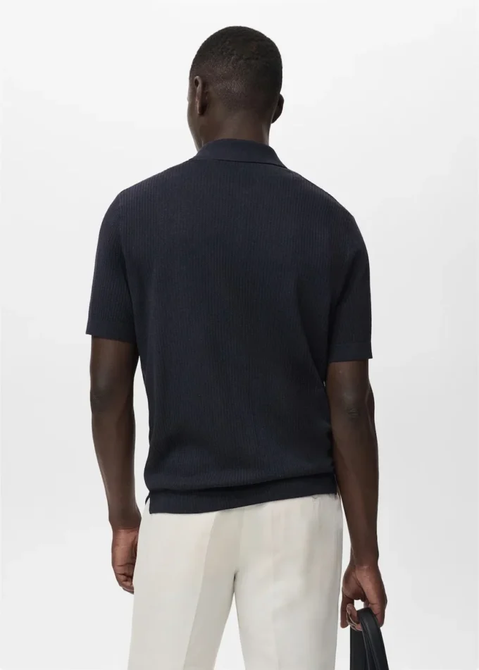 Rib-knit shirt Rib-knit shirt