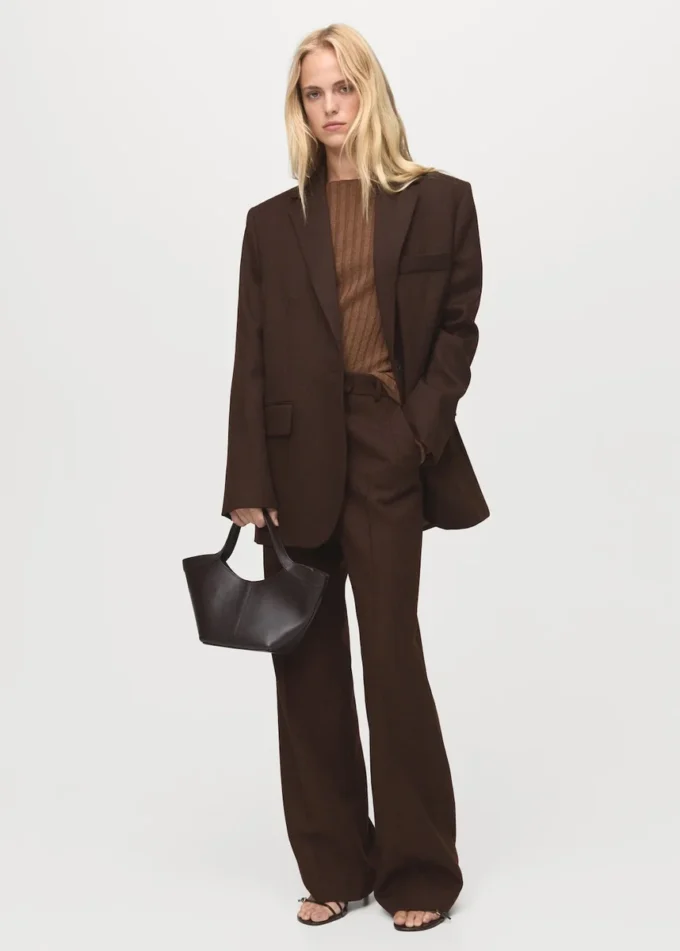 Ribovaný svetr s lodním výstřihem Ribovaný svetr s lodním výstřihem