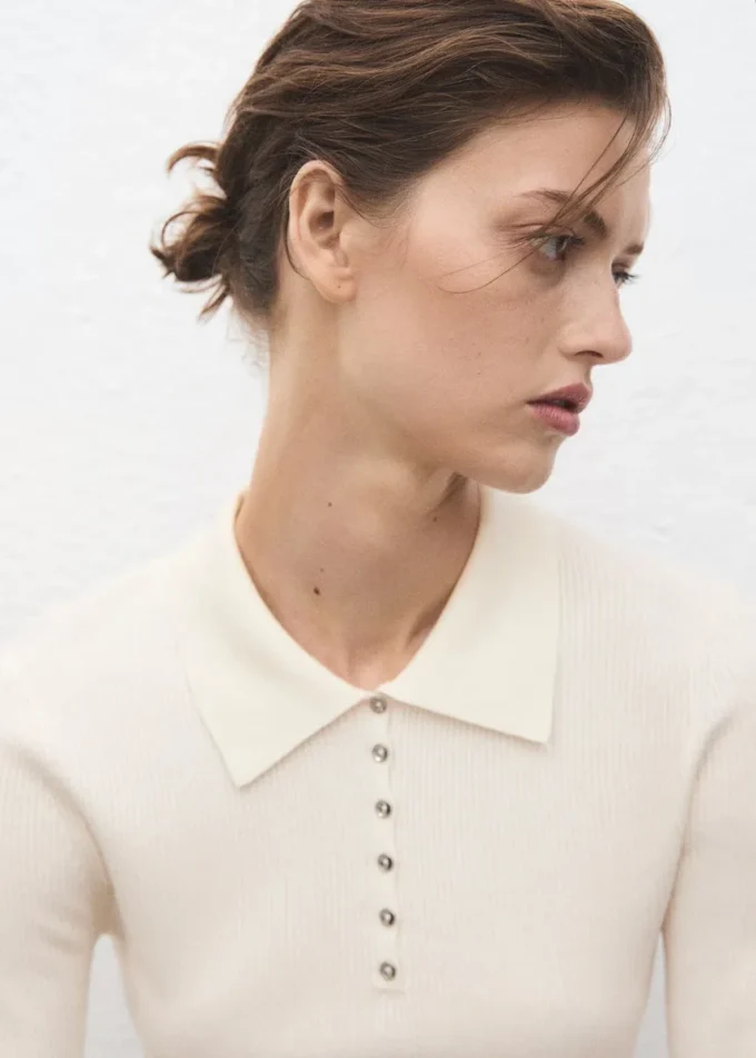 Ribovaný svetr s rolákem Ribovaný svetr s rolákem