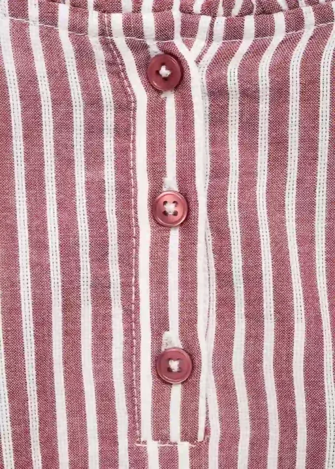 Růžová blůza s pruhovaným vzorem Růžová blůza s pruhovaným vzorem